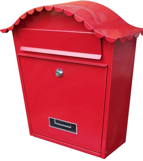 vintage red wall mounted metal post box|post boxes wall mounted waterproof.